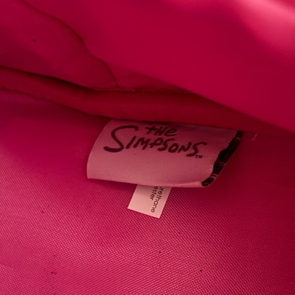 Universal Studios The Simpsons Donut Backpack – Pink Sprinkles NWOT - Picture 5 of 8